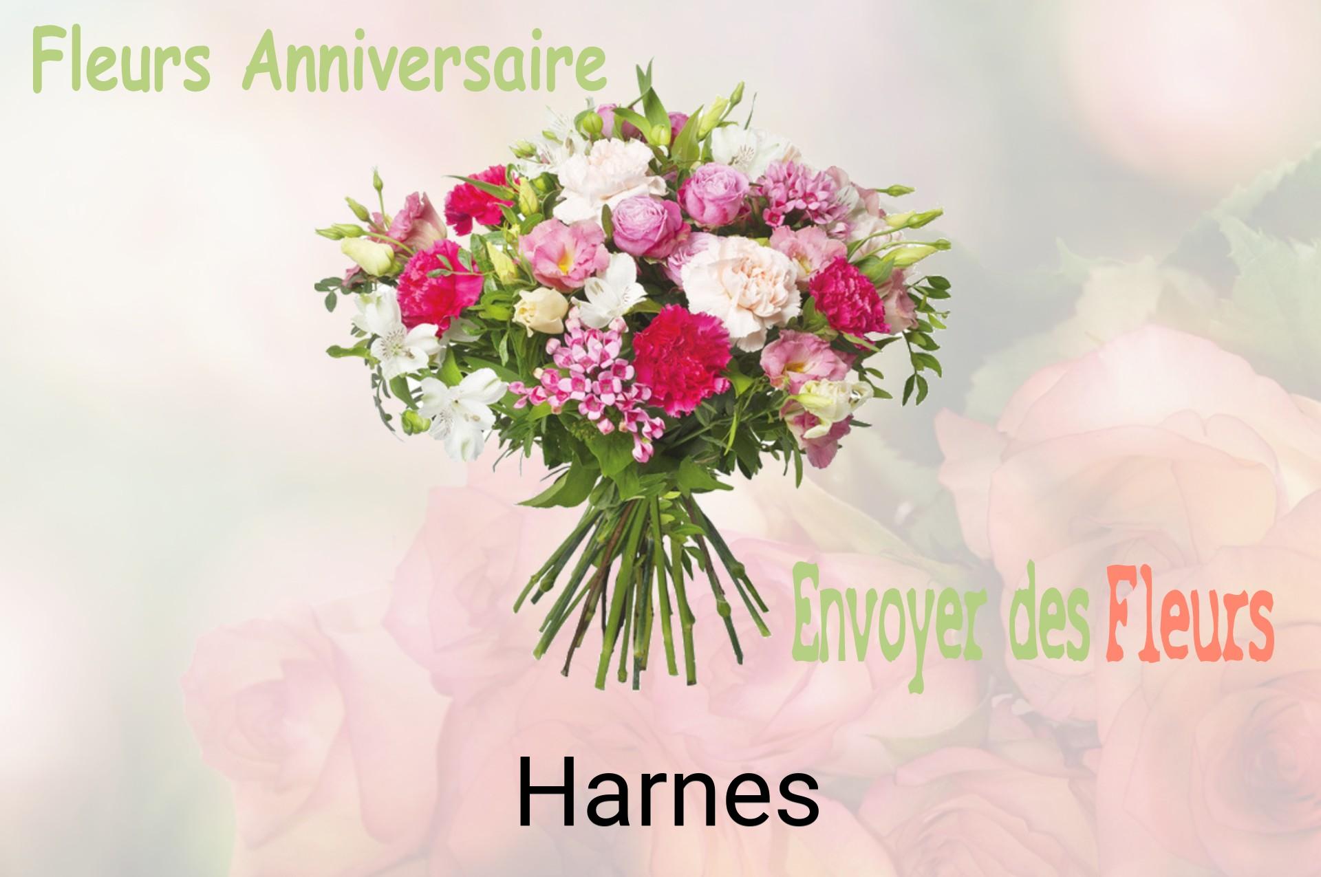 Bouquet de fleurs d’anniversaire livré à Harnes
